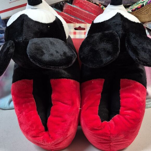 Disney Men's 10-13 Mickey Mouse Slippers - New - Picture 10 of 10